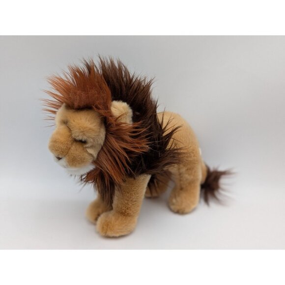 Wildlife Tree Lion Plush Brown Lot of 2 Stuffed Animal Toy - Picture 2 of 16